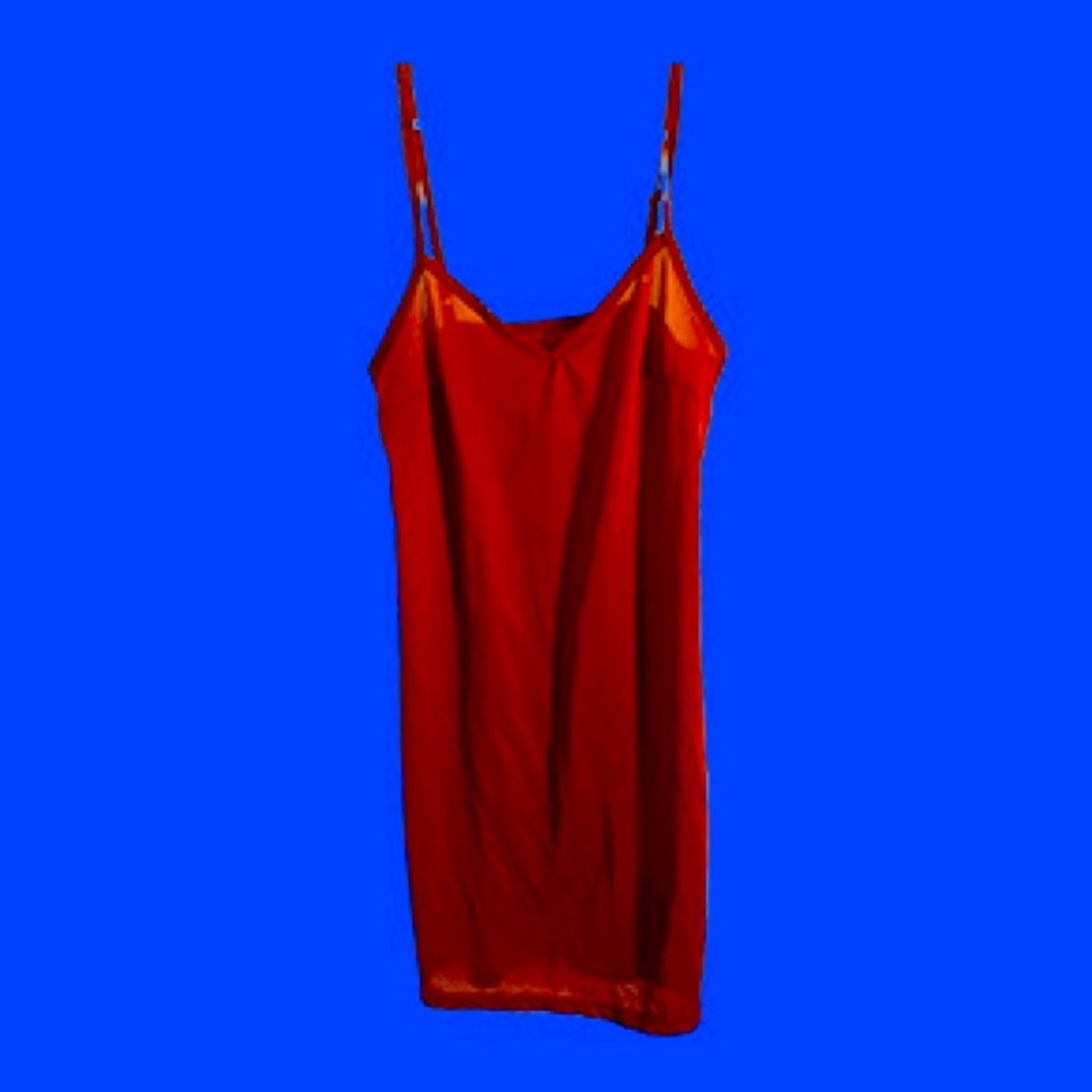 Orange Slip Dress